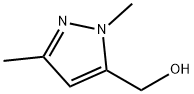 (1,3-ジメチル-1H-ピラゾール-5-イル)メタノール 化学構造式