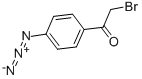 4-アジドフェナシルブロミド 化学構造式
