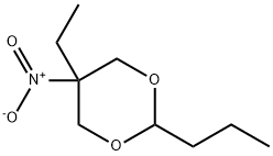 2-NITRO-2-ETHYL-1,3-PROPANEDIOLBUTYRALDEHYDEACETAL Struktur