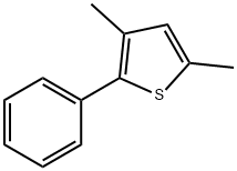 2,4-DIMETHYL-5-PHENYLTHIOPHENE Struktur