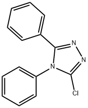 3-氯-4,5-二苯基-4H-1,2,4-三唑, 57022-97-6, 结构式