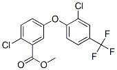2-Chloro-5-[2-chloro-4-(trifluoromethyl)phenoxy]benzoic acid methyl ester Structure