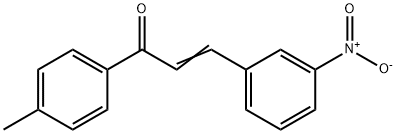 1-(4-METHYLPHENYL)-3-(3-NITROPHENYL)PROP-2-EN-1-ONE Struktur