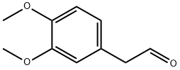 2-(3,4-ジメトキシフェニル)アセトアルデヒド 化学構造式