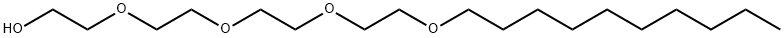 Tetraethyleneglycol monodecyl ether Structure