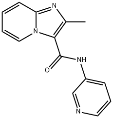 Imidazo[1,2-a]pyridine-3-carboxamide, 2-methyl-N-3-pyridinyl- (9CI) Struktur