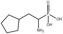 Phosphonic acid, (1-amino-2-cyclopentylethyl)- (9CI) Structure