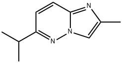 Imidazo[1,2-b]pyridazine, 2-methyl-6-(1-methylethyl)- (9CI) Struktur
