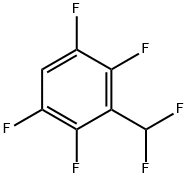 BENZENE, 3-(DIFLUOROMETHYL)-1,2,4,5-TETRAFLUORO- 结构式