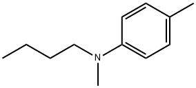 Benzenamine, N-butyl-N,4-dimethyl- Struktur