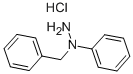 1-BENZYL-1-PHENYLHYDRAZINE HYDROCHLORIDE Structure