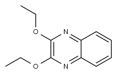 2,3-diethoxyquinoxaline Structure