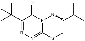 6-tert-Butyl-4-isobutylidenamino-3-methylthio-1,2,4-triazin-5-on