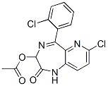 57059-34-4 3-(acetoxy)-7-chloro-5-(2-chlorophenyl)-1,3-dihydro-2H-pyrido[3,2-e]-1,4-diazepin-2-one
