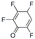 2,5-Cyclohexadien-1-one,  2,3,4,6-tetrafluoro- Structure
