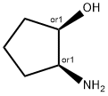 Cyclopentanol,2-amino-,(1R,2S)-rel-(9CI) Structure