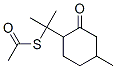 S-[1-methyl-1-(4-methyl-2-oxocyclohexyl)ethyl] (1Rtrans)ethanethioate Structure