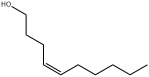 cis-4-デセン-1-オール 化学構造式