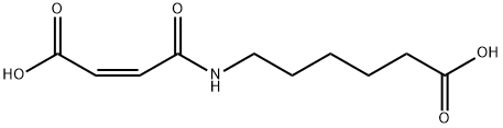 (Z)-6-(3-カルボキシアクリルアミド)ヘキサン酸 化学構造式