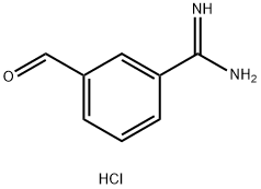 3-甲酰基盐酸苯甲脒,57081-01-3,结构式