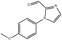 1-(4-甲氧基苯基)-1H-咪唑-2-甲醛 结构式