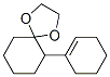 6-(1-cyclohexen-1-yl)-1,4-dioxaspiro[4.5]decane  Structure