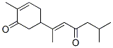 5-[(1E)-1,5-Dimethyl-3-oxo-1-hexenyl]-2-methyl-2-cyclohexen-1-one Struktur