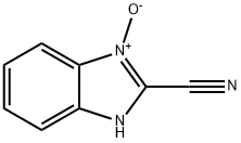 1H-Benzimidazole-2-carbonitrile,3-oxide(9CI) Struktur