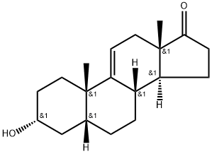 9(11), (5-BETA)-ANDROSTEN-3-ALPHA-OL-17-ONE Struktur