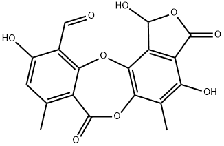 BRYOPOGONIC ACID Struktur