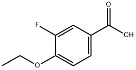 4-乙氧基-3-氟苯甲酸 结构式