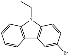 3-溴-9-乙基咔唑, 57102-97-3, 结构式