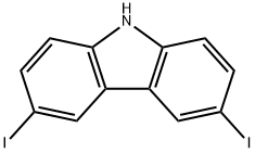 3,6-二碘-9H-咔唑,57103-02-3,结构式