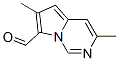 Pyrrolo[1,2-c]pyrimidine-7-carboxaldehyde, 3,6-dimethyl- (9CI) Structure