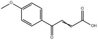 TRANS-3-(4-メトキシベンゾイル)アクリル酸 化学構造式
