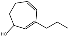 2,4-Cycloheptadien-1-ol, 3-propyl- (9CI) Structure