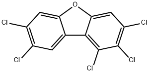 1,2,3,7,8-PENTACHLORODIBENZOFURAN Structure