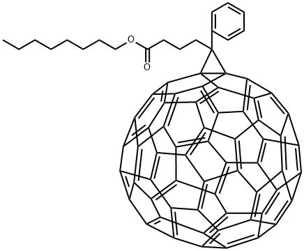 [6,6]-苯基-C61-丁酸正辛酯,571177-68-9,结构式