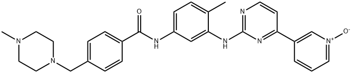 イマチニブ(ピリジン)-N-オキシド 化学構造式
