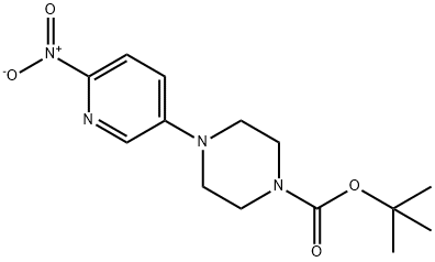 4-(6-硝基-3-吡啶基)-1-哌嗪甲酸叔丁酯,571189-16-7,结构式