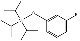 (3-BROMOPHENOXY)TRIISOPROPYLSILANE 97 Struktur