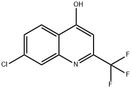 7-CHLORO-4-HYDROXY-2-(TRIFLUOROMETHYL)QUINOLINE Structure