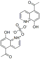 bis(5-acetyl-8-hydroxyquinolinium) sulphate