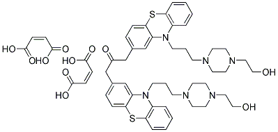 二马来酸乙酰奋乃静, 5714-00-1, 结构式