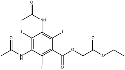 Ethyl cartrizoate Structure