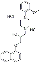 NAFTOPIDIL DIHYDROCHLORIDE Structure