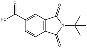 2-TERT-BUTYL-1,3-DIOXO-5-ISOINDOLINECARBOXYLIC ACID, 57151-82-3, 结构式
