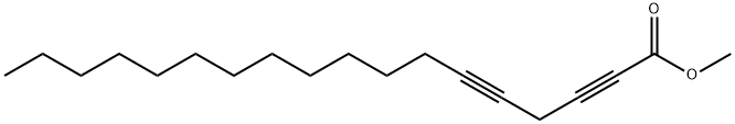 2,5-十八碳二炔酸甲酯, 57156-91-9, 结构式