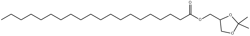 Icosanoic acid 2,2-dimethyl-1,3-dioxolan-4-ylmethyl ester Structure
