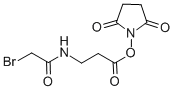 N-SUCCINIMIDYL 3-(BROMOACETAMIDO)PROPIONATE Structure